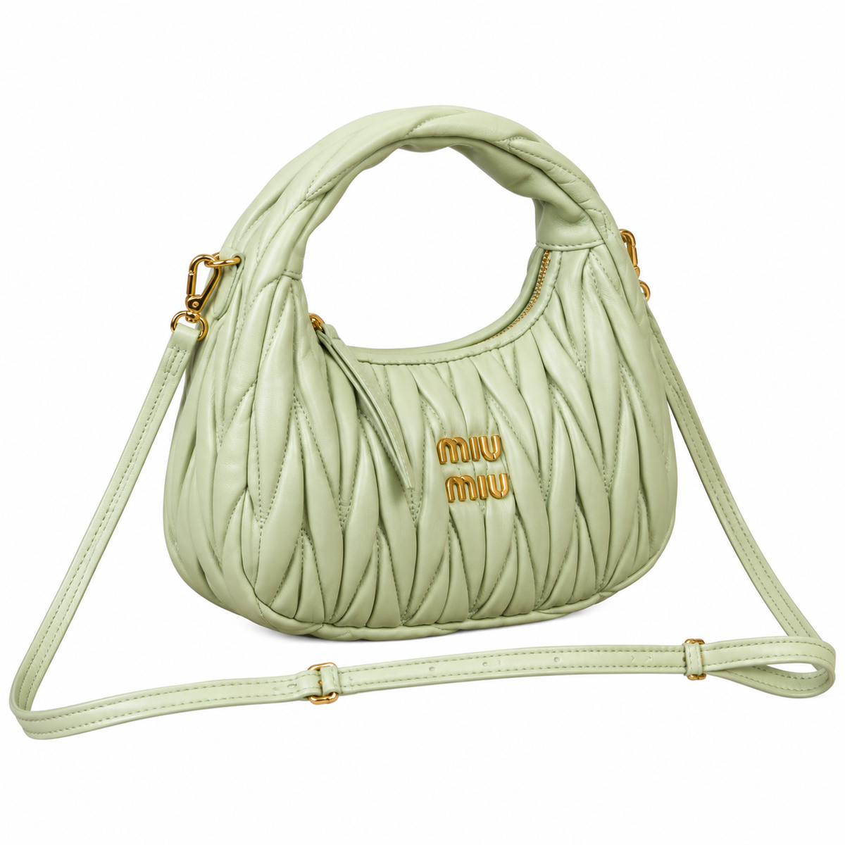 Miu Miu Convertible Leather Bag