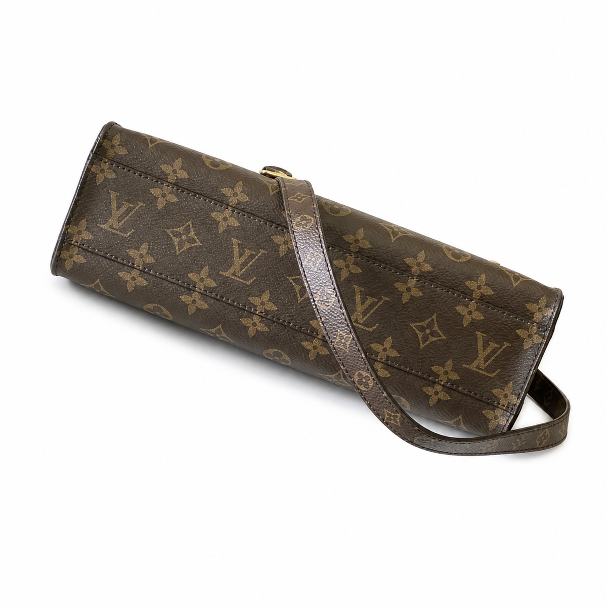 Louis Vuitton Sac Plat BB — Monogram Canvas with Vachetta Leather Handles