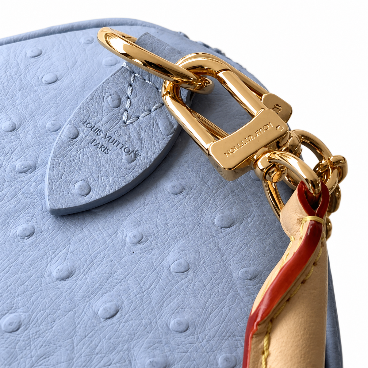 Louis Vuitton Speedy Bandoulière 30 — Ostrich Leather in Bleu Glacier