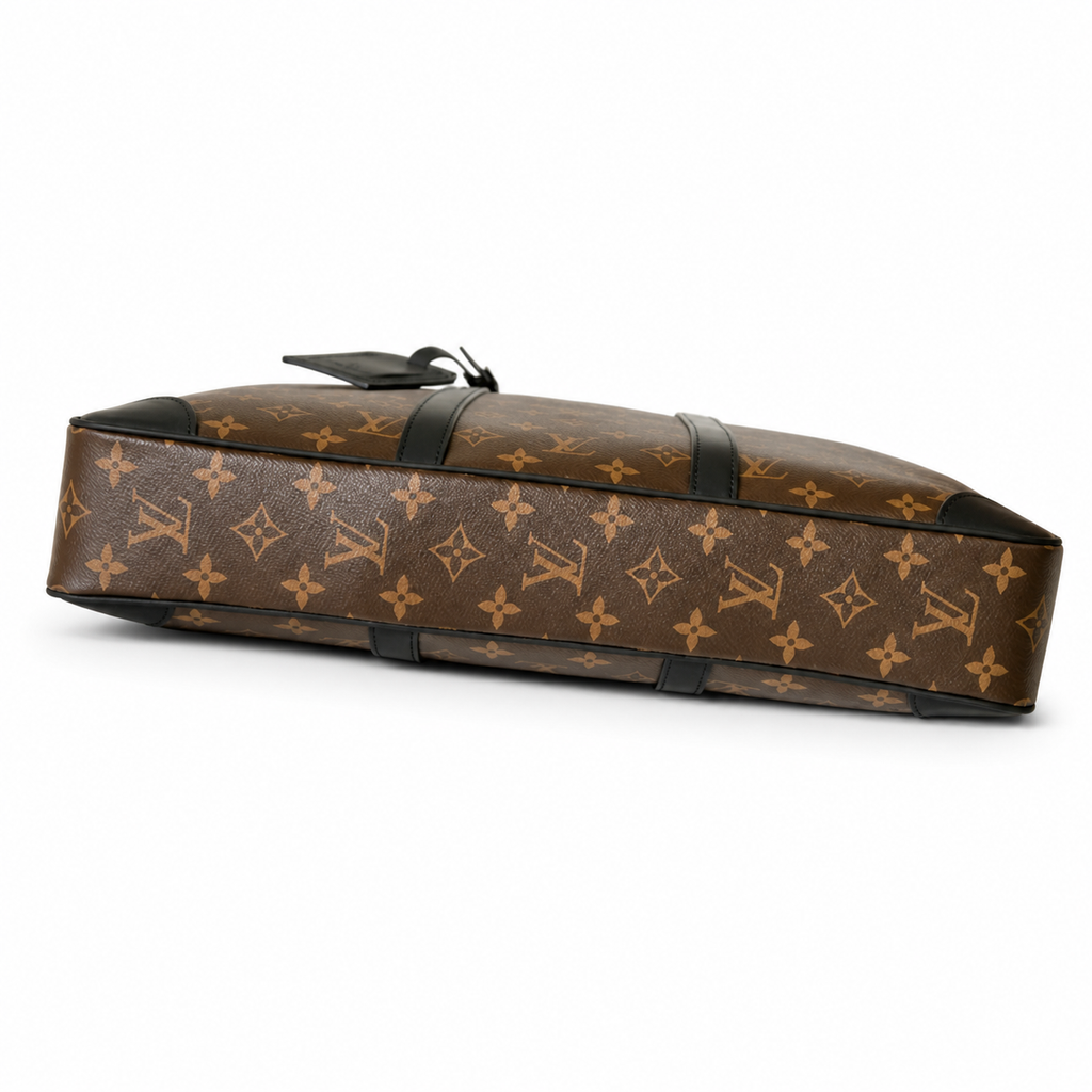 Louis Vuitton Porte-Documents Voyage PM — Monogram Macassar Canvas