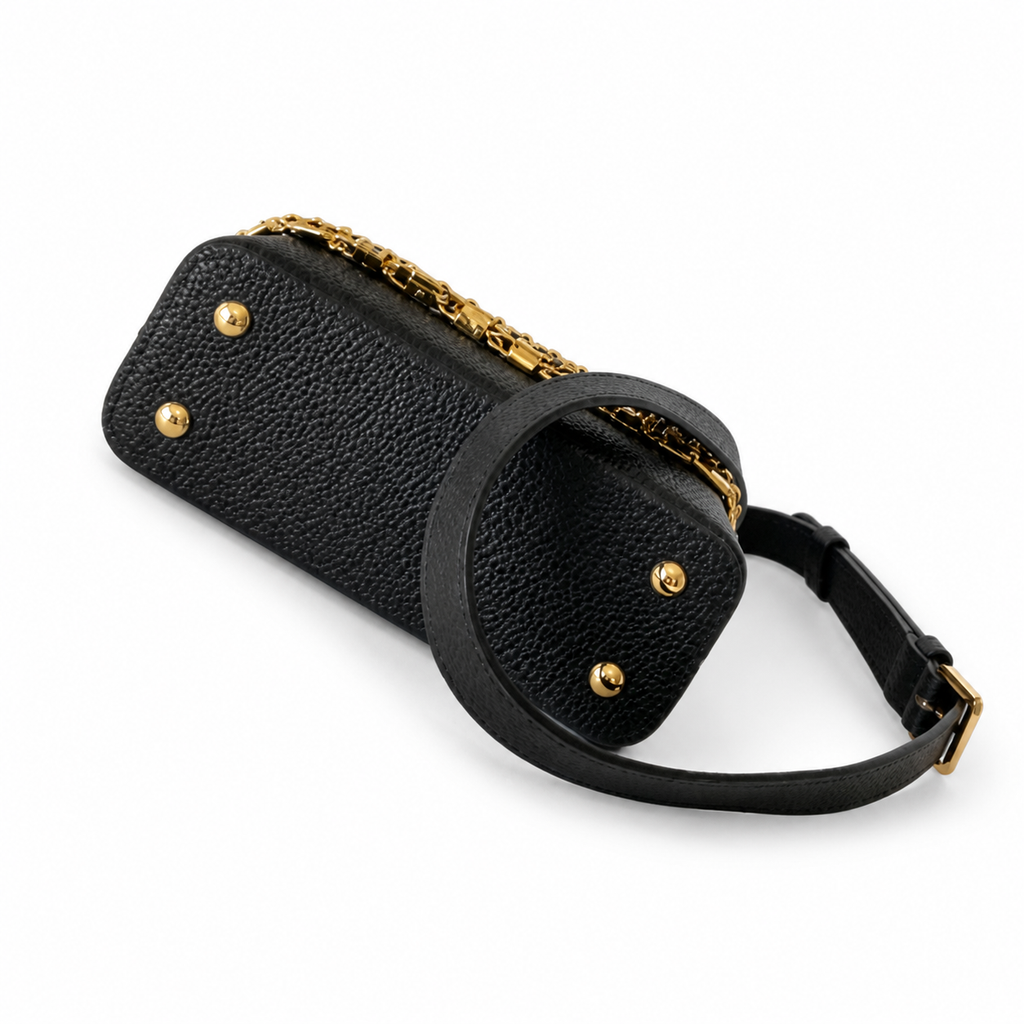 Louis Vuitton Capucines BB — Taurillon Leather in Noir with White-Gold LV Clasp & Triple Chain
