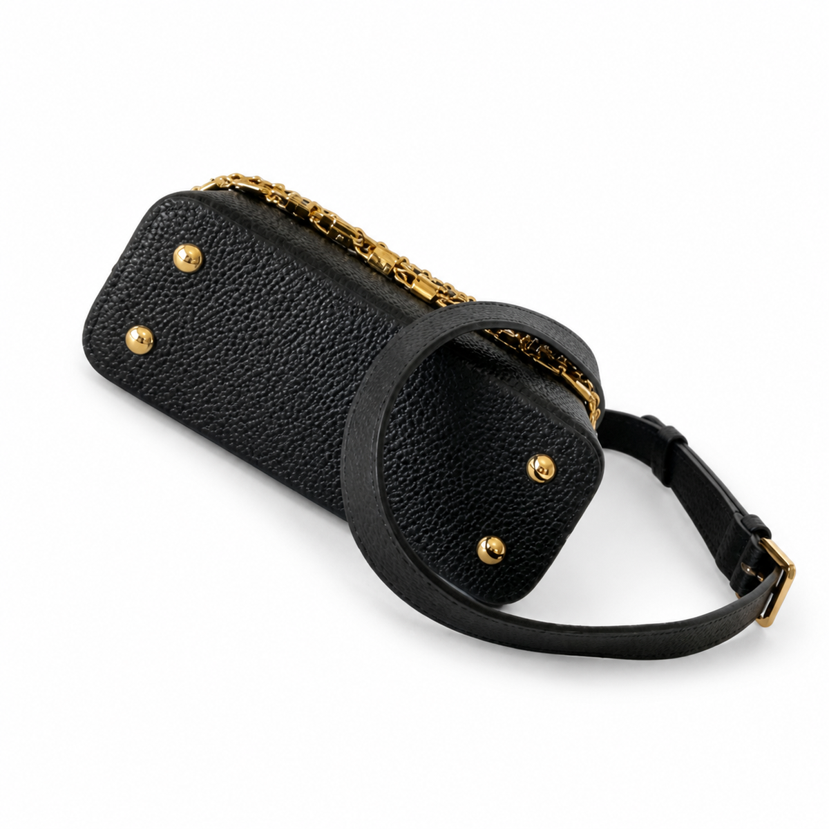 Louis Vuitton Capucines BB — Taurillon Leather in Noir with White-Gold LV Clasp & Triple Chain