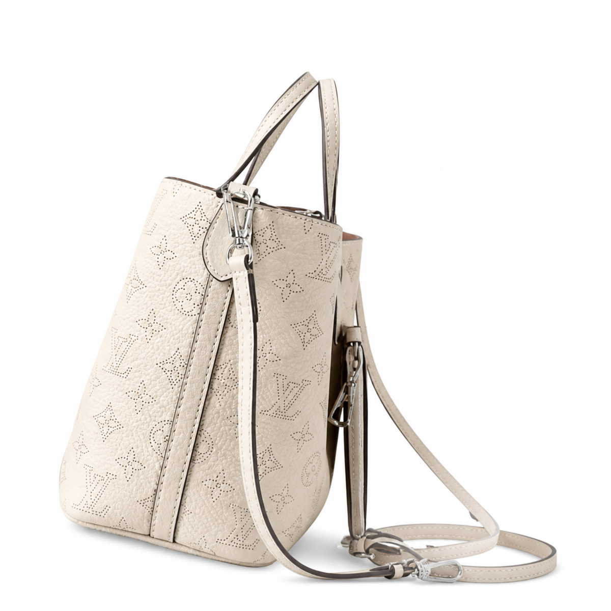 Louis Vuitton Blossom MM — Monogram Canvas with Vachetta Leather O-Ring Handles