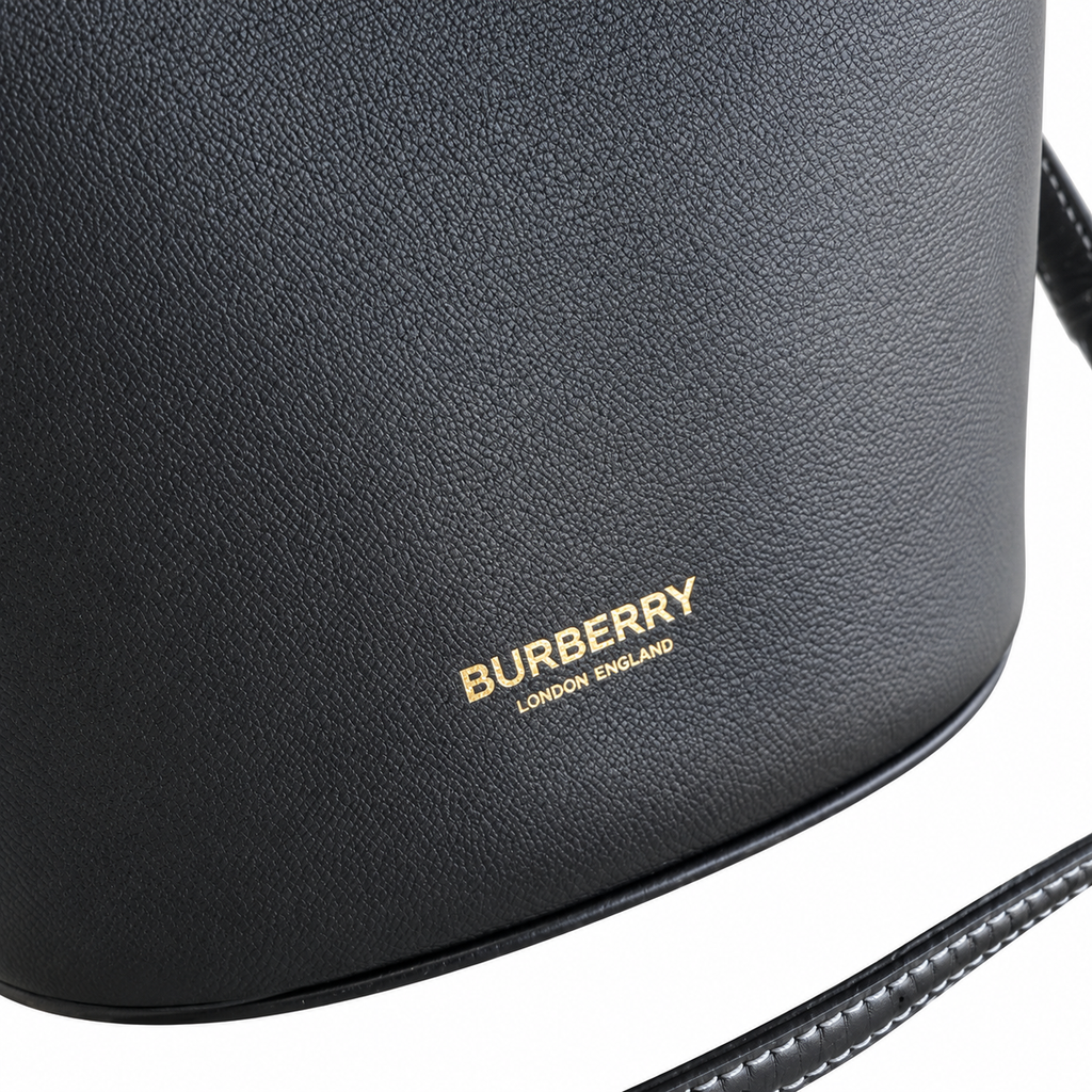 Burberry Sculpted Black Cutout Handle Bag