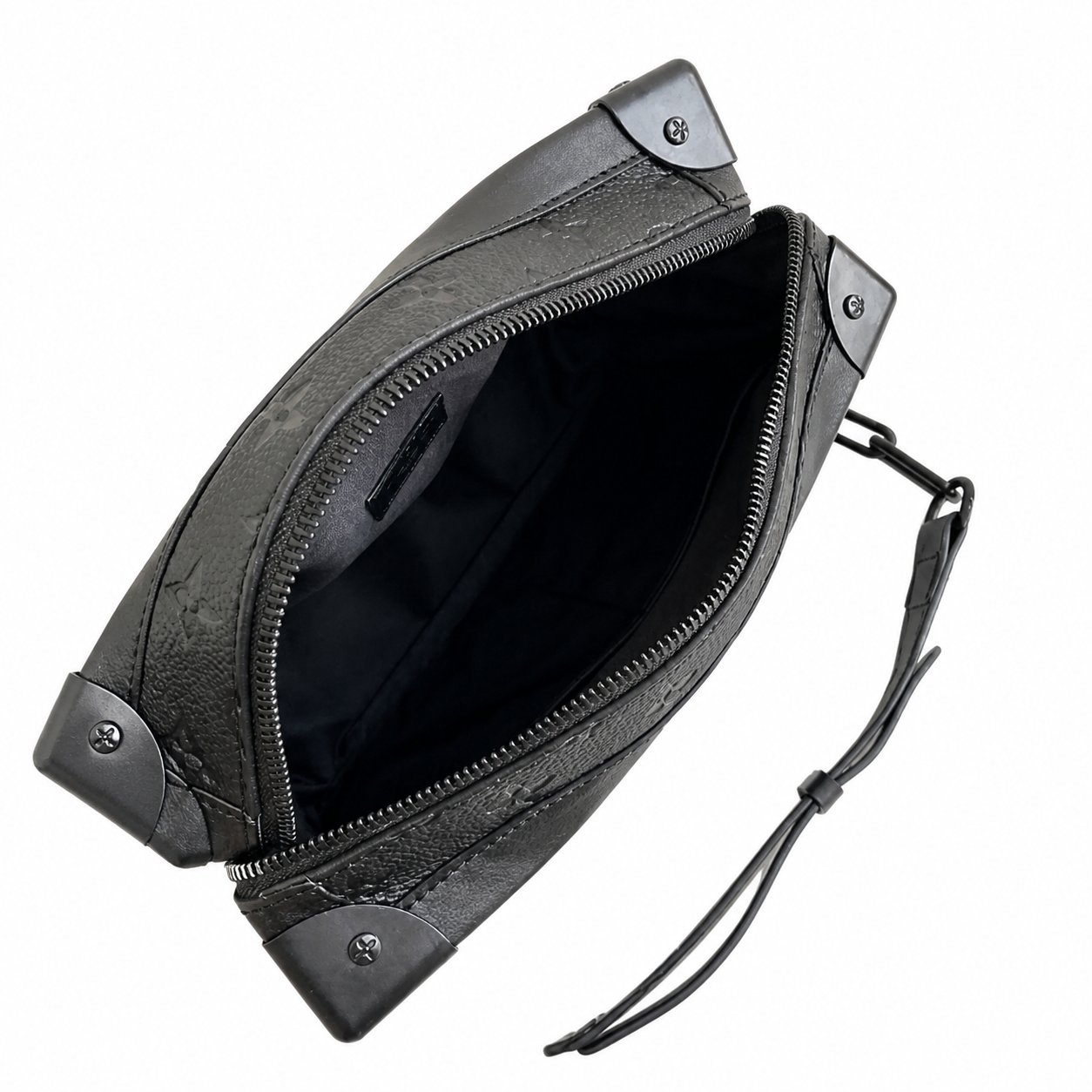 Louis Vuitton Soft Trunk — Monogram Shadow Leather in All Black