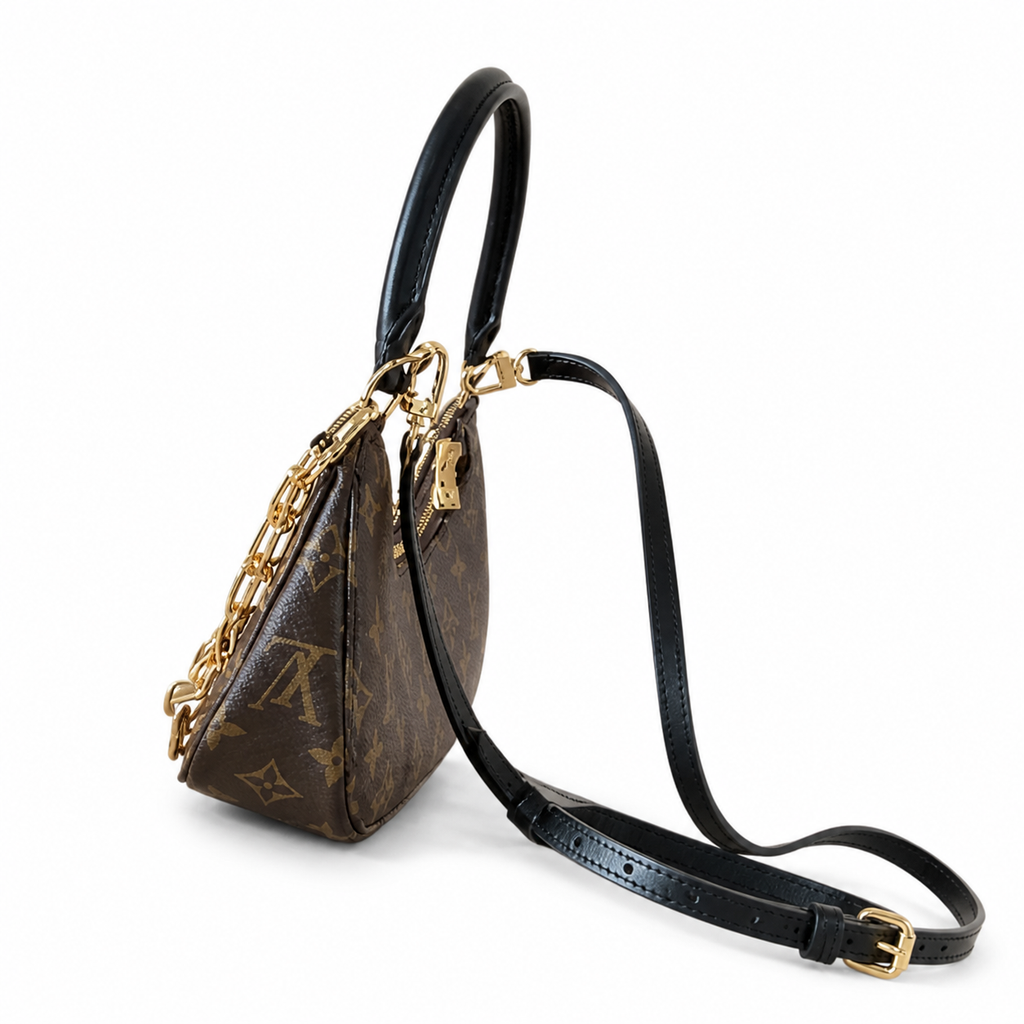 Louis Vuitton Monogram Petite Vertical Shoulder Bag