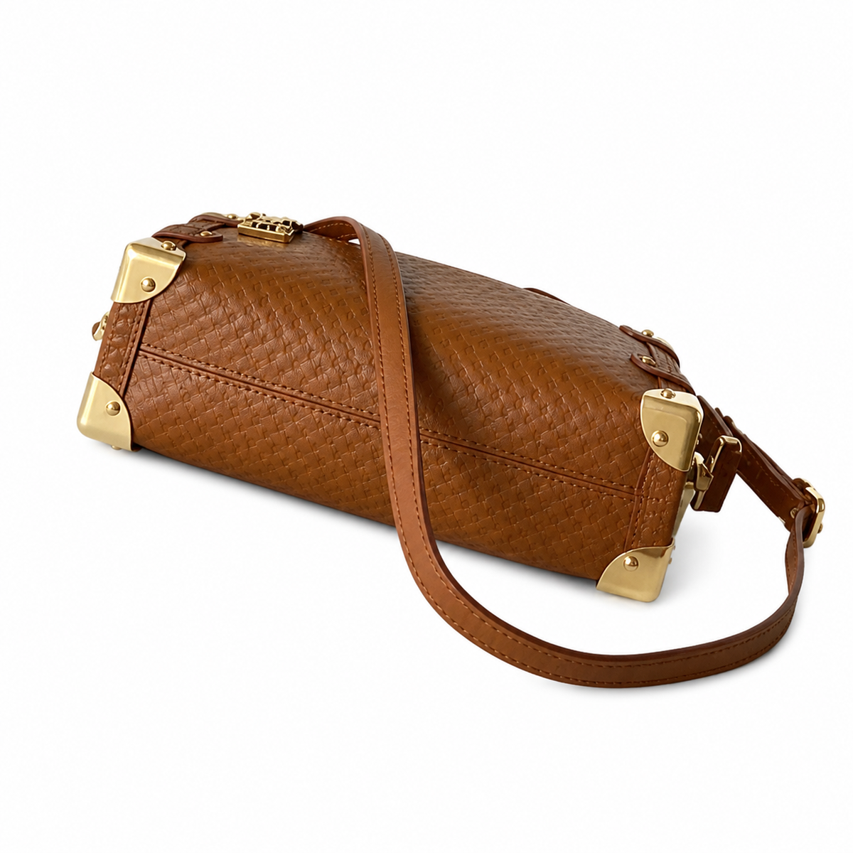 Louis Vuitton Petite Malle — Monogram Quilted Leather in Noisette with Gold Hardware