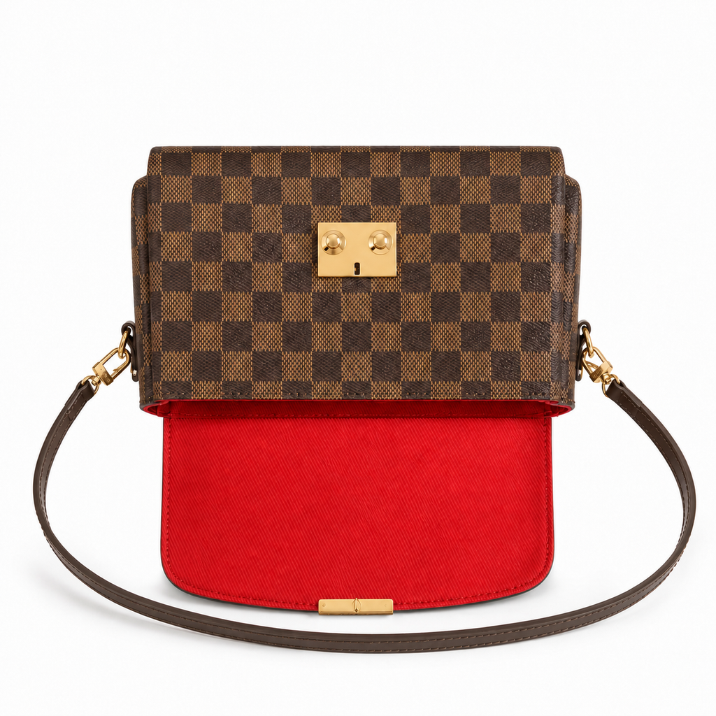 Louis Vuitton Siena MM — Damier Ebène Canvas & Dark Brown