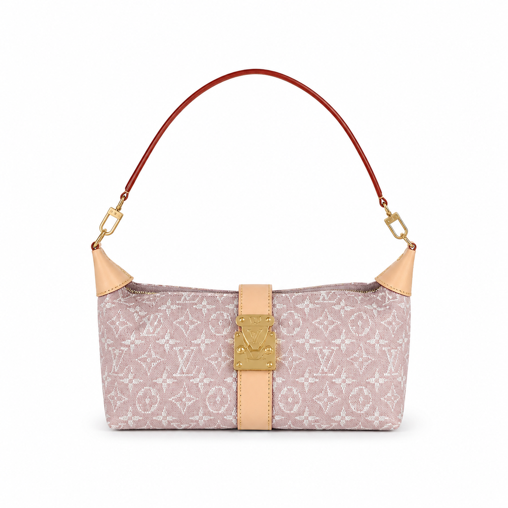 Louis Vuitton Papillon BB — Monogram Shine in Rose Poudre with Vachetta Leather Trim