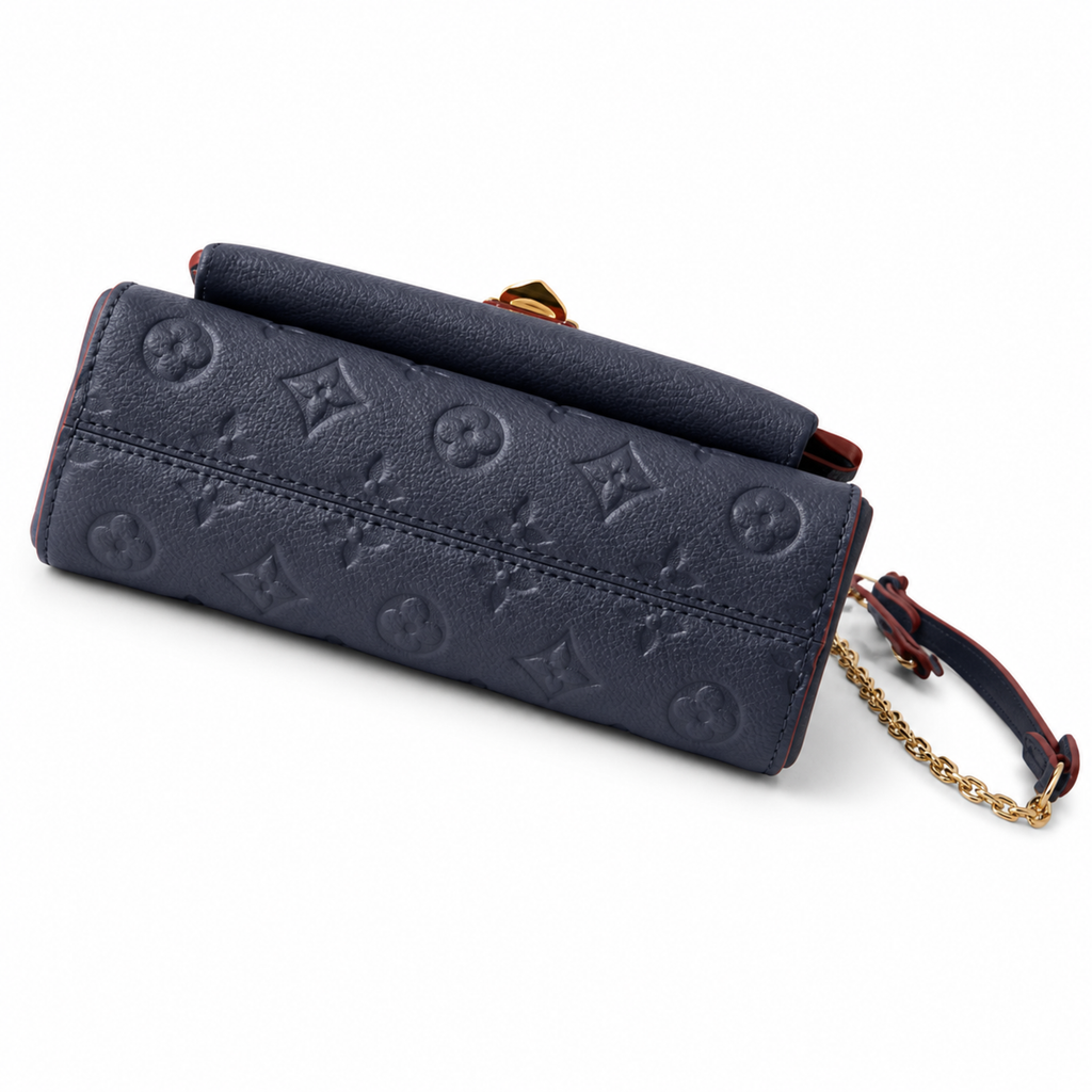 Louis Vuitton Vavin BB — Monogram Empreinte Leather in Marine Rouge