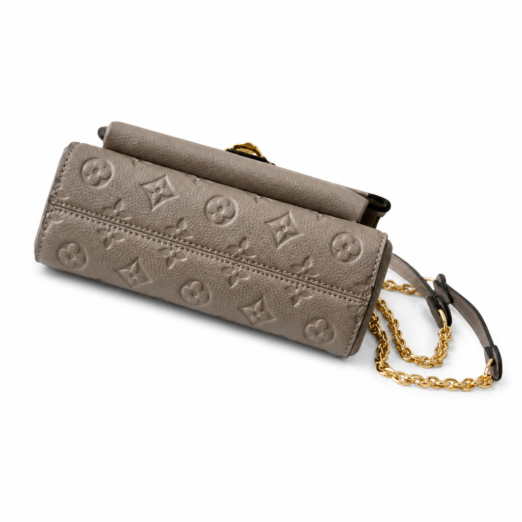 Louis Vuitton Vavin BB — Monogram Empreinte Leather in Tourterelle