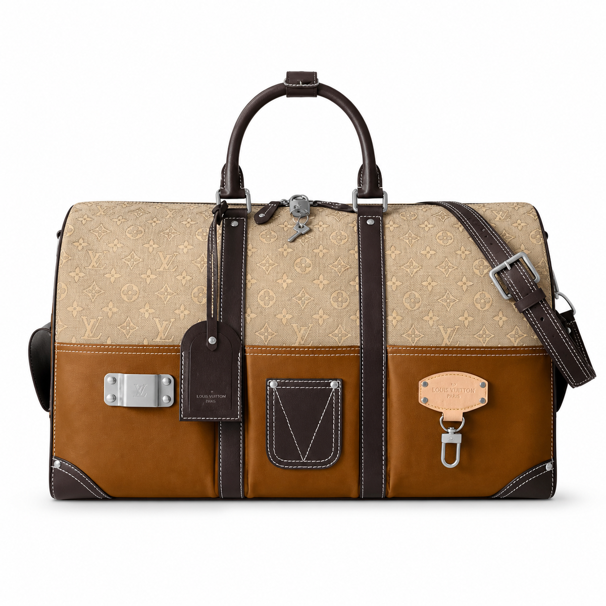 Louis Vuitton Monogram Tall Hobo Bag