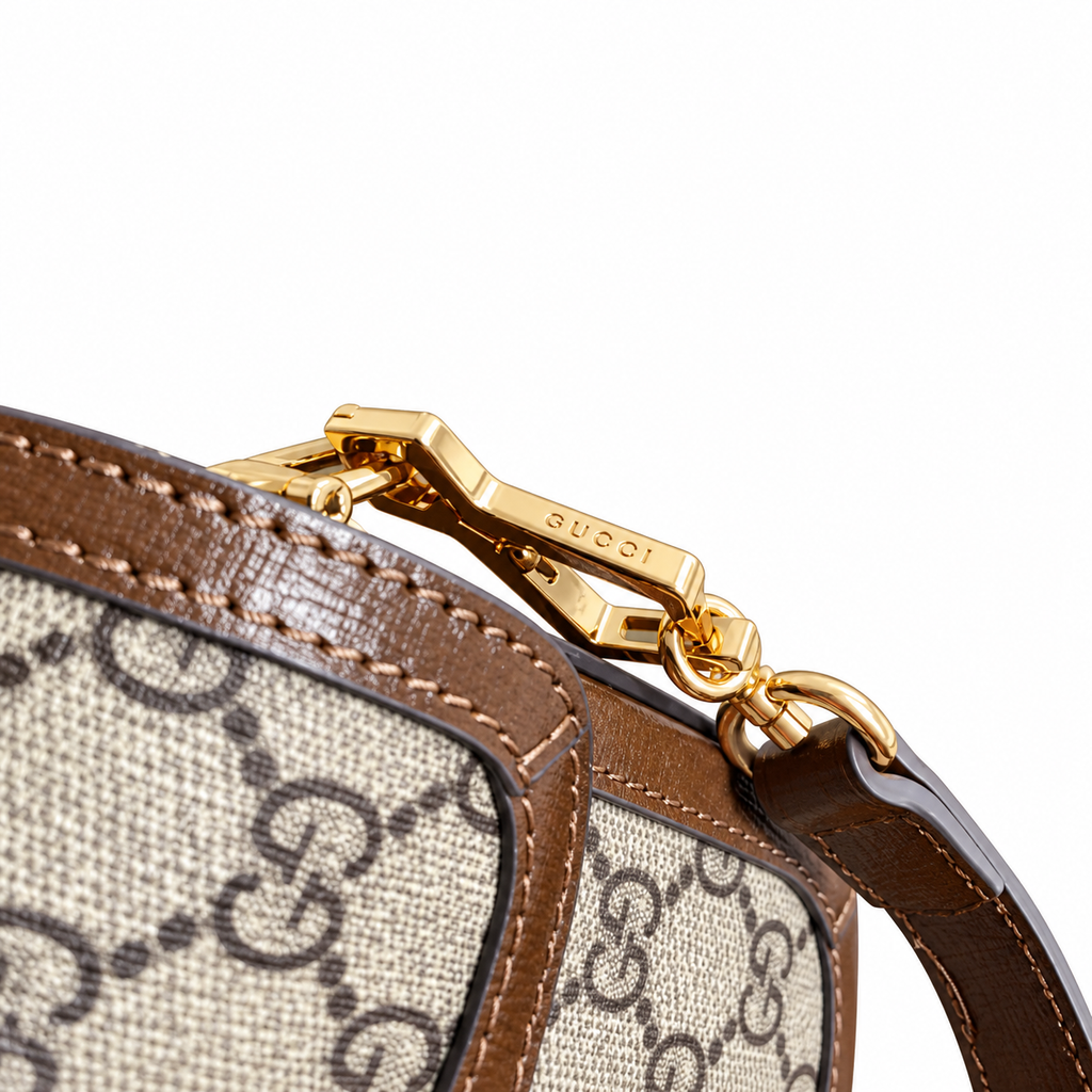 Gucci Horsebit 1955 Mini Crossbody Bag with Web Strap