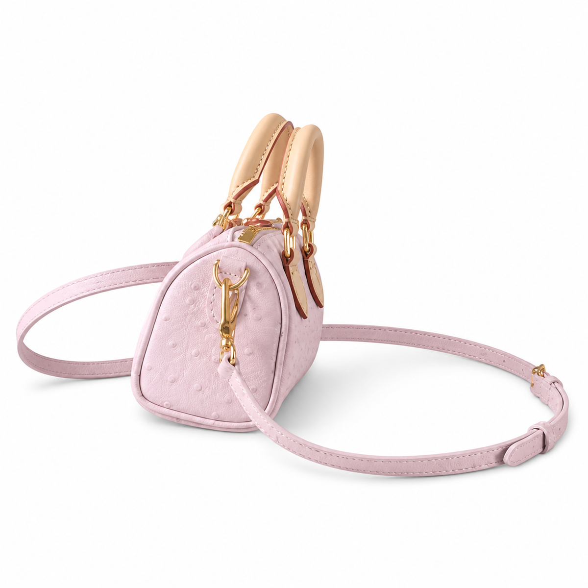 Louis Vuitton Speedy Bandoulière 20 — Ostrich Leather in Rose Poudre