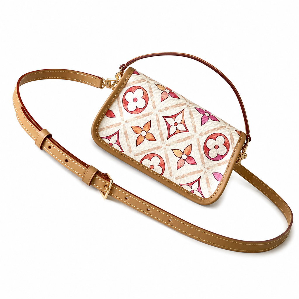 Louis Vuitton Monogram Mini Chain Crossbody in Heritage Canvas
