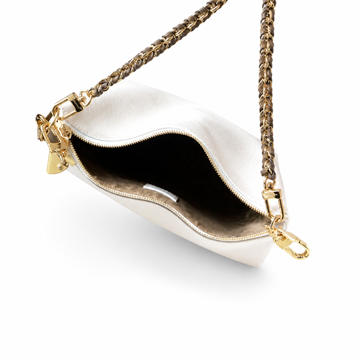 Louis Vuitton Loop Hobo — Monogram Empreinte Leather in Crème & Tourterelle