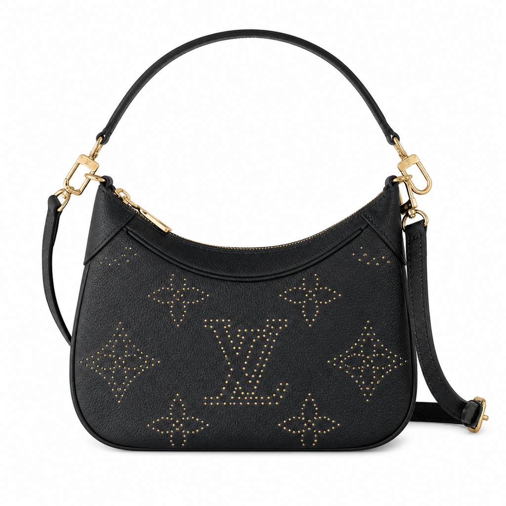 Louis Vuitton Bagatelle — Monogram Empreinte with Gold Stud Embellishment