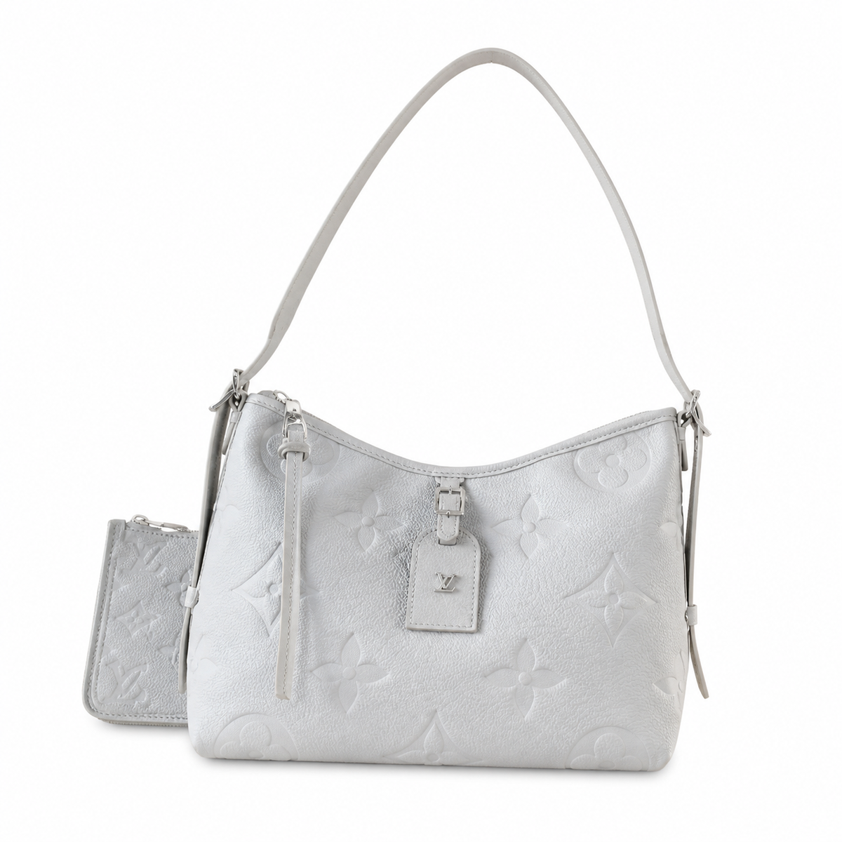 Louis Vuitton CarryAll PM — Giant Monogram Empreinte in Glacier Iridescent