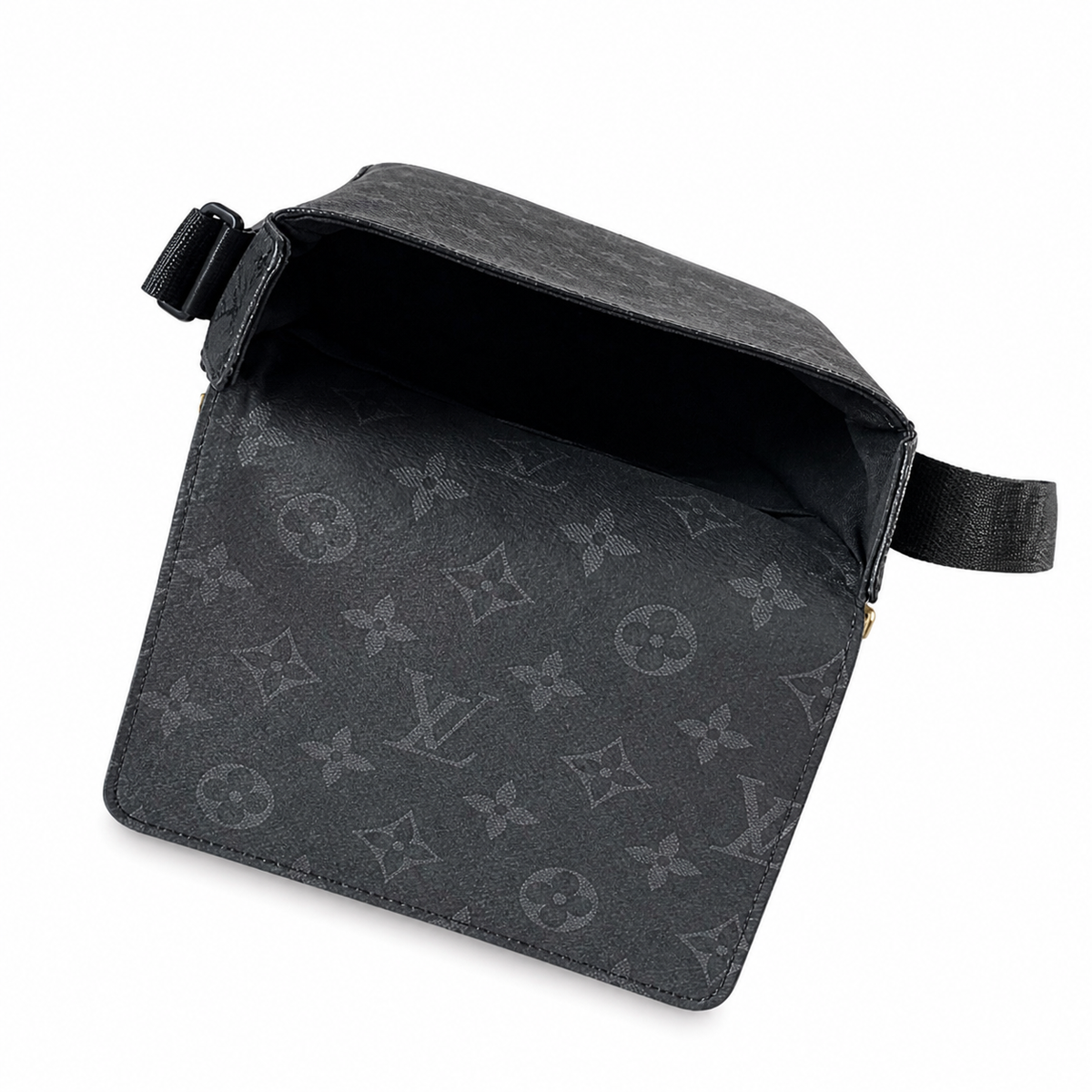 Louis Vuitton District PM — Monogram Shadow Leather in All Black