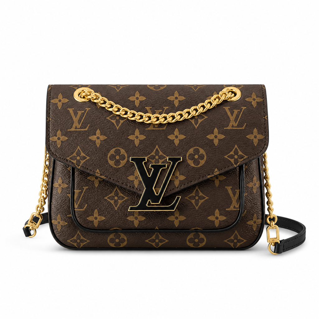 Louis Vuitton Vanity Case PM — Monogram Canvas with Black Leather Trim