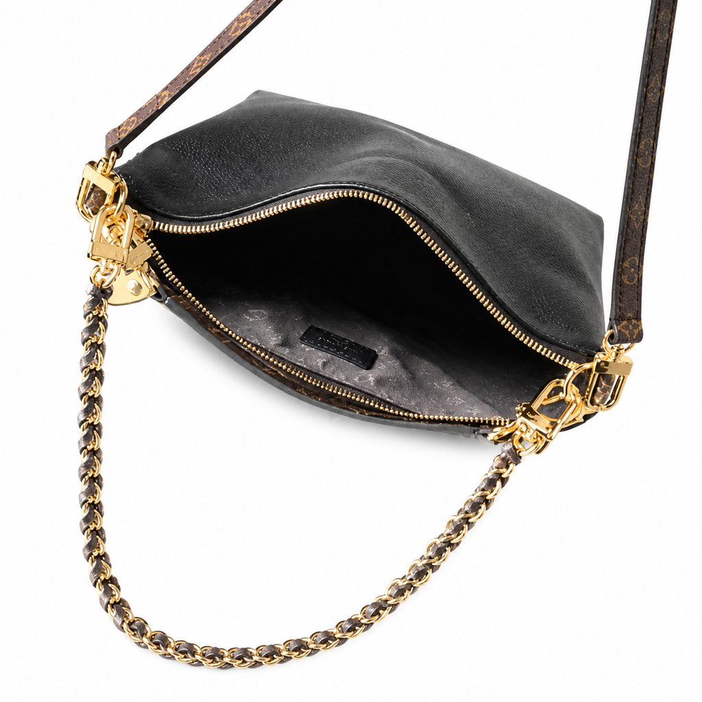 Louis Vuitton Loop Hobo — Monogram Empreinte Leather in Black
