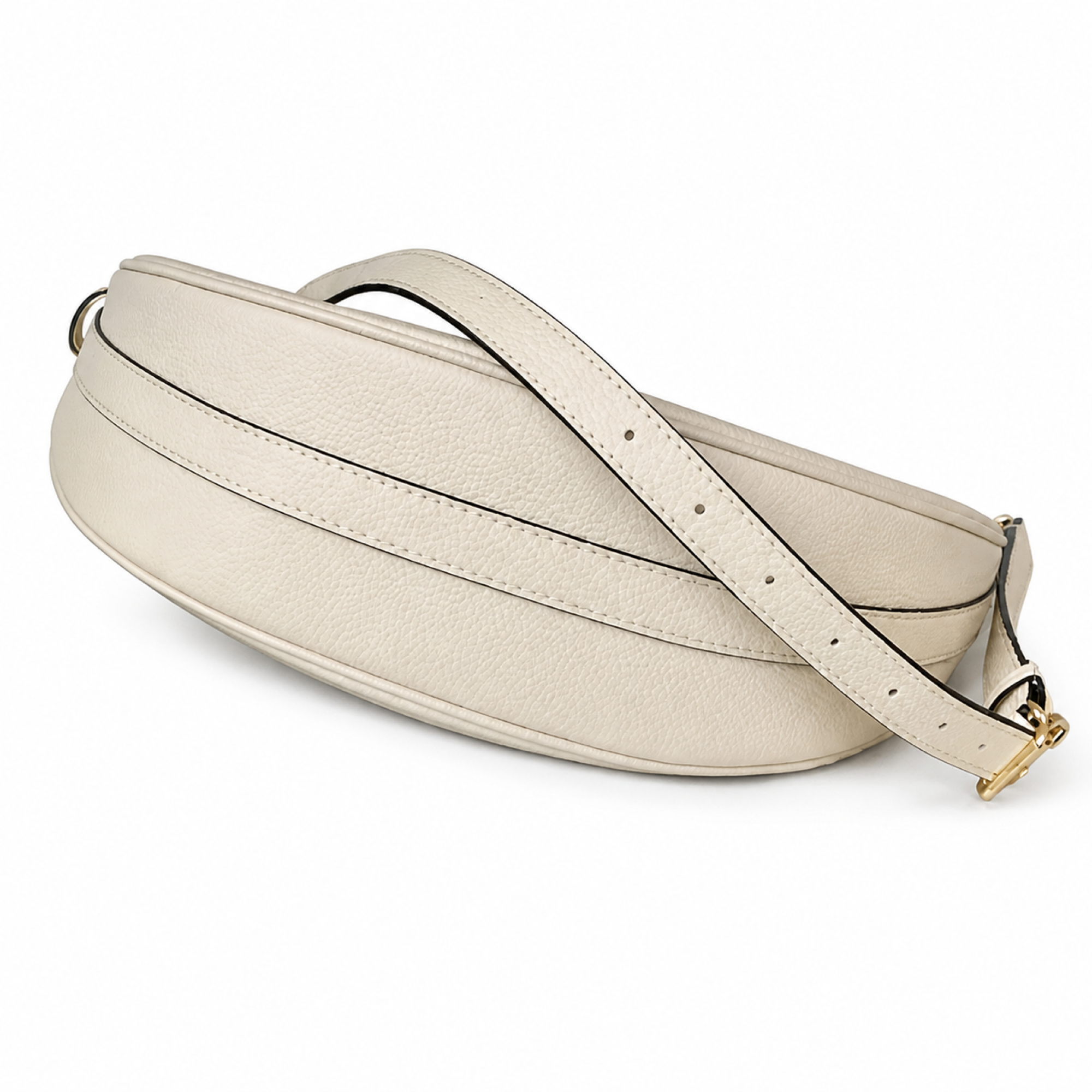 LV Monogram Embossed Leather Chain Bag | Off-White Chic Crossbody