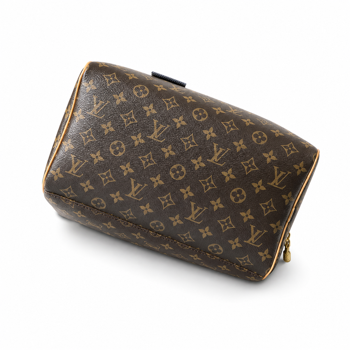 Louis Vuitton Speedy Bandoulière 30 — Monogram Canvas, Vachetta Handles & Red Luggage Tag