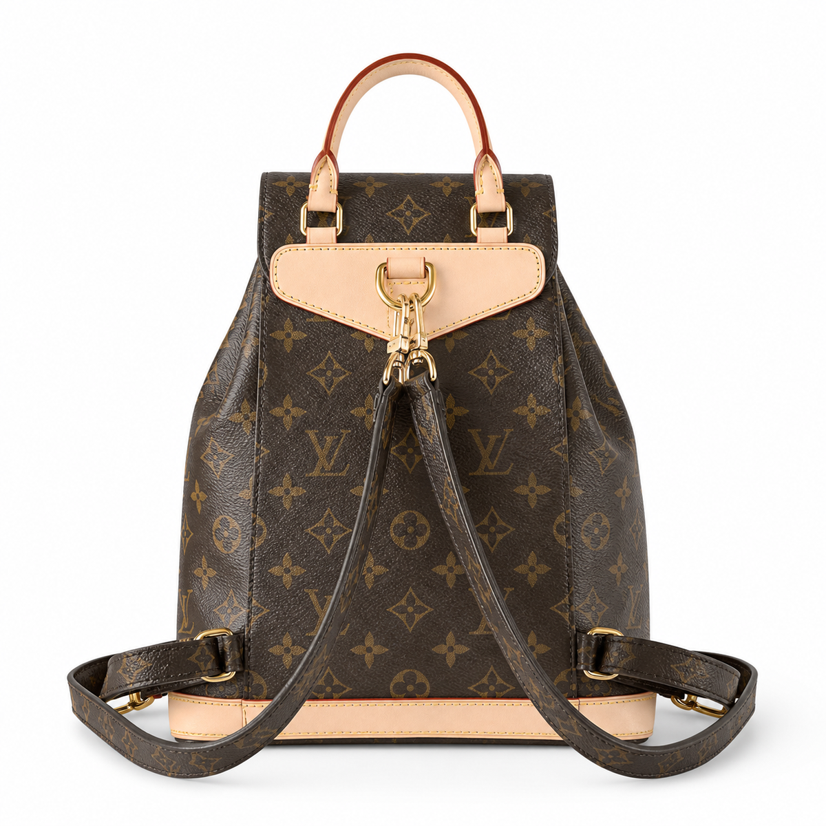 Louis Vuitton Sac à Dos Bosphore Backpack — Monogram Canvas with Vachetta Leather Trim