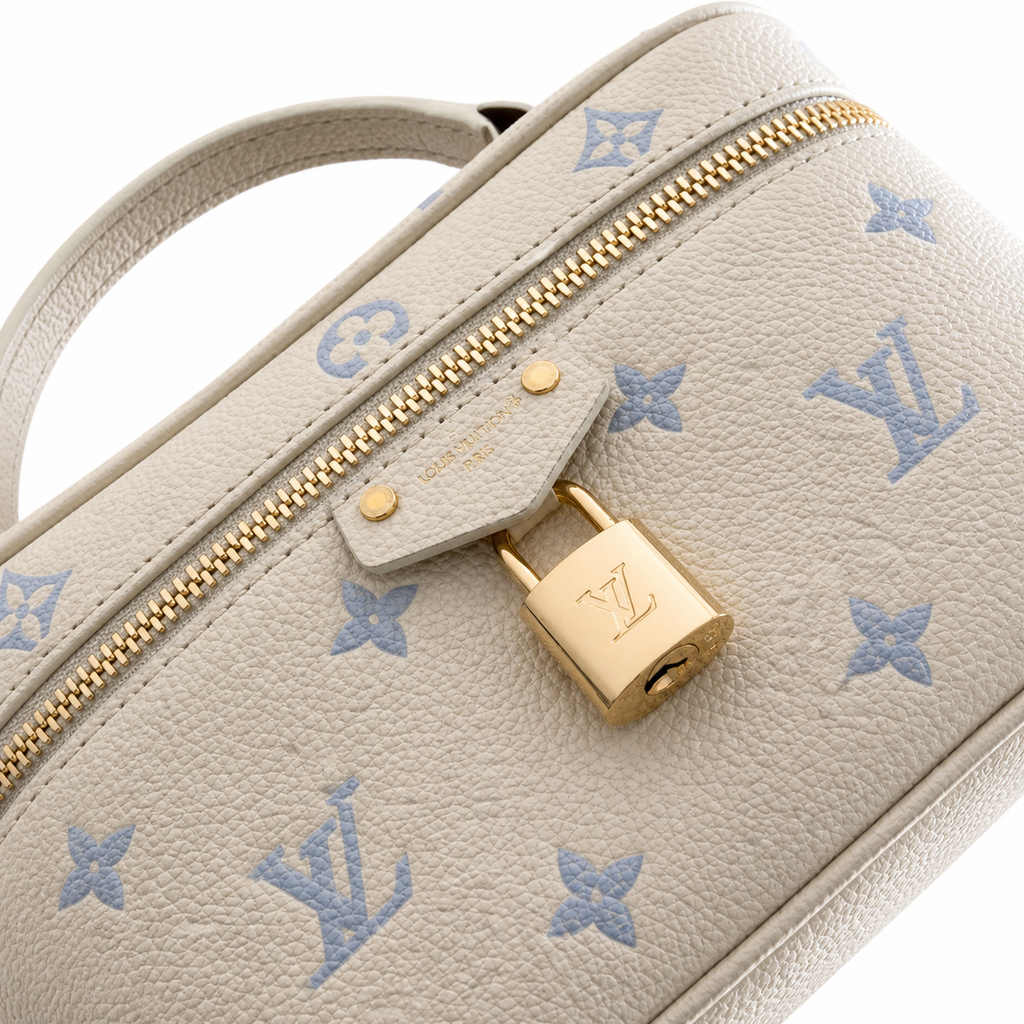 Louis Vuitton Ellipse BB — Monogram Empreinte Leather in Crème