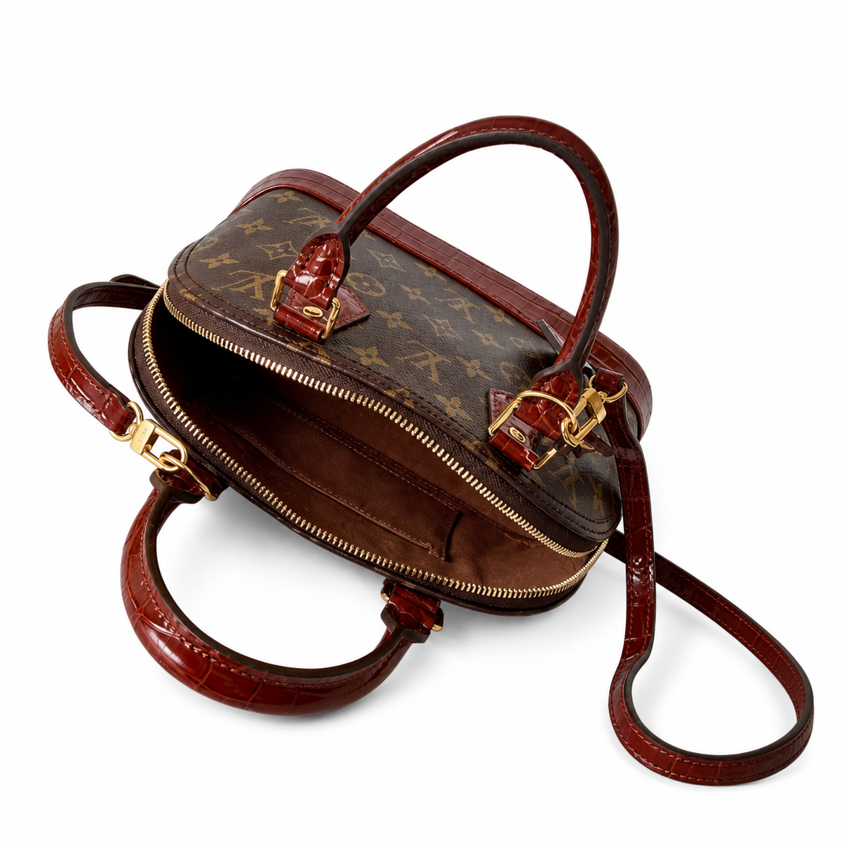 Louis Vuitton Monogram Tall Hobo Bag