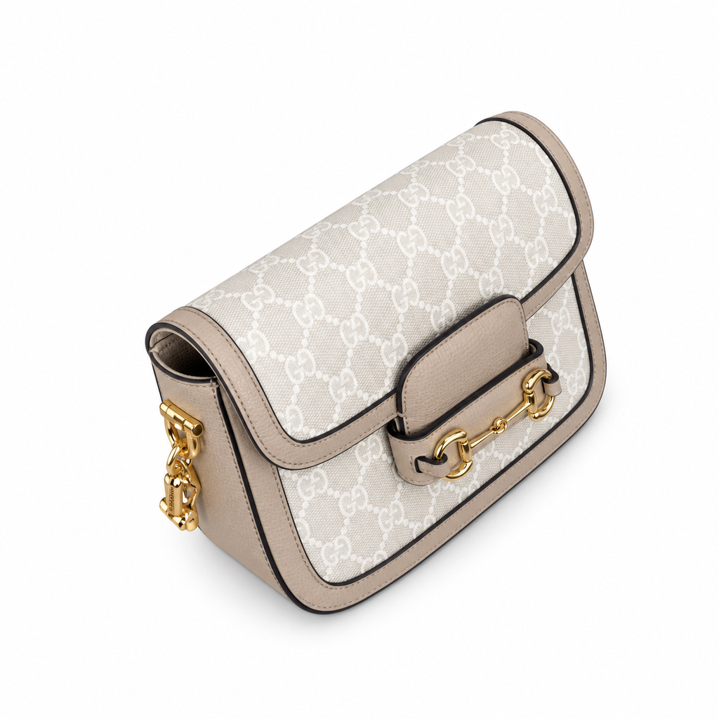 Gucci Horsebit 1955 Small Shoulder Bag in GG Supreme Canvas