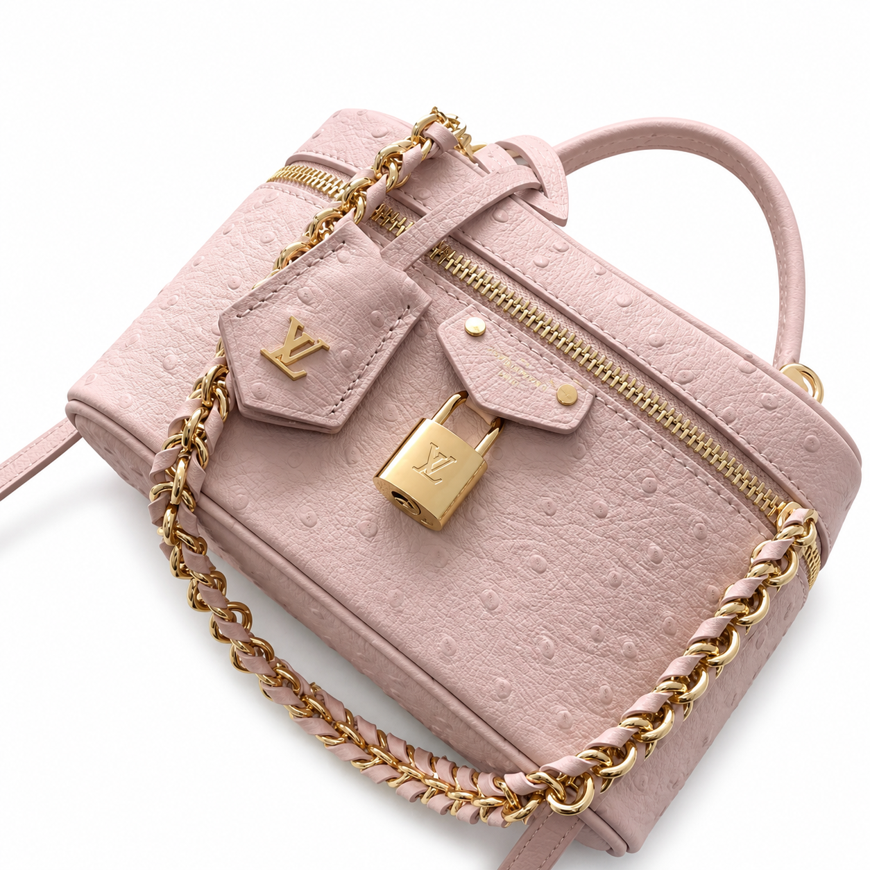 Louis Vuitton Vanity PM — Ostrich Leather in Lilas Rose