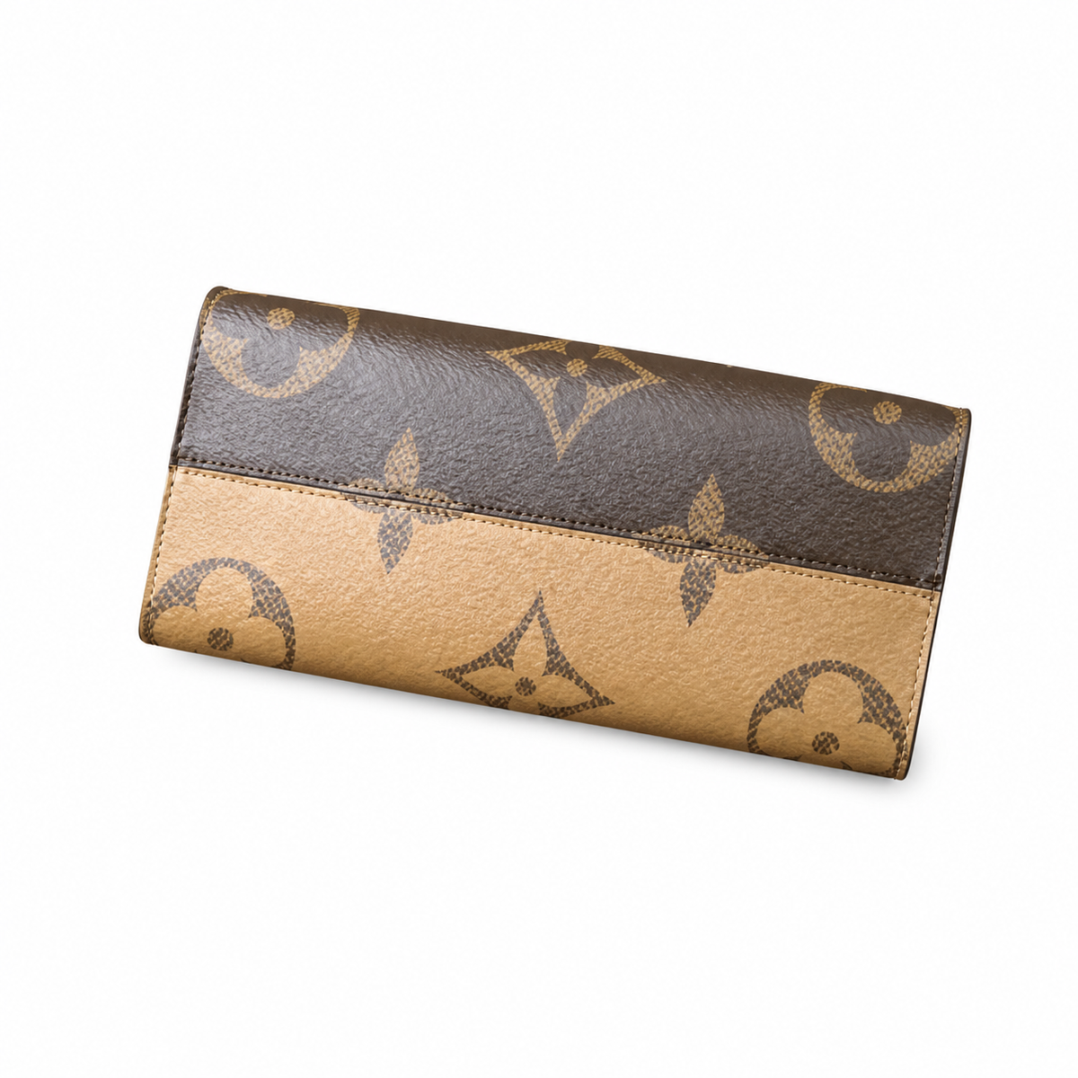 Louis Vuitton Structured Tote — Monogram Canvas, Black Leather Straps & Red Interior