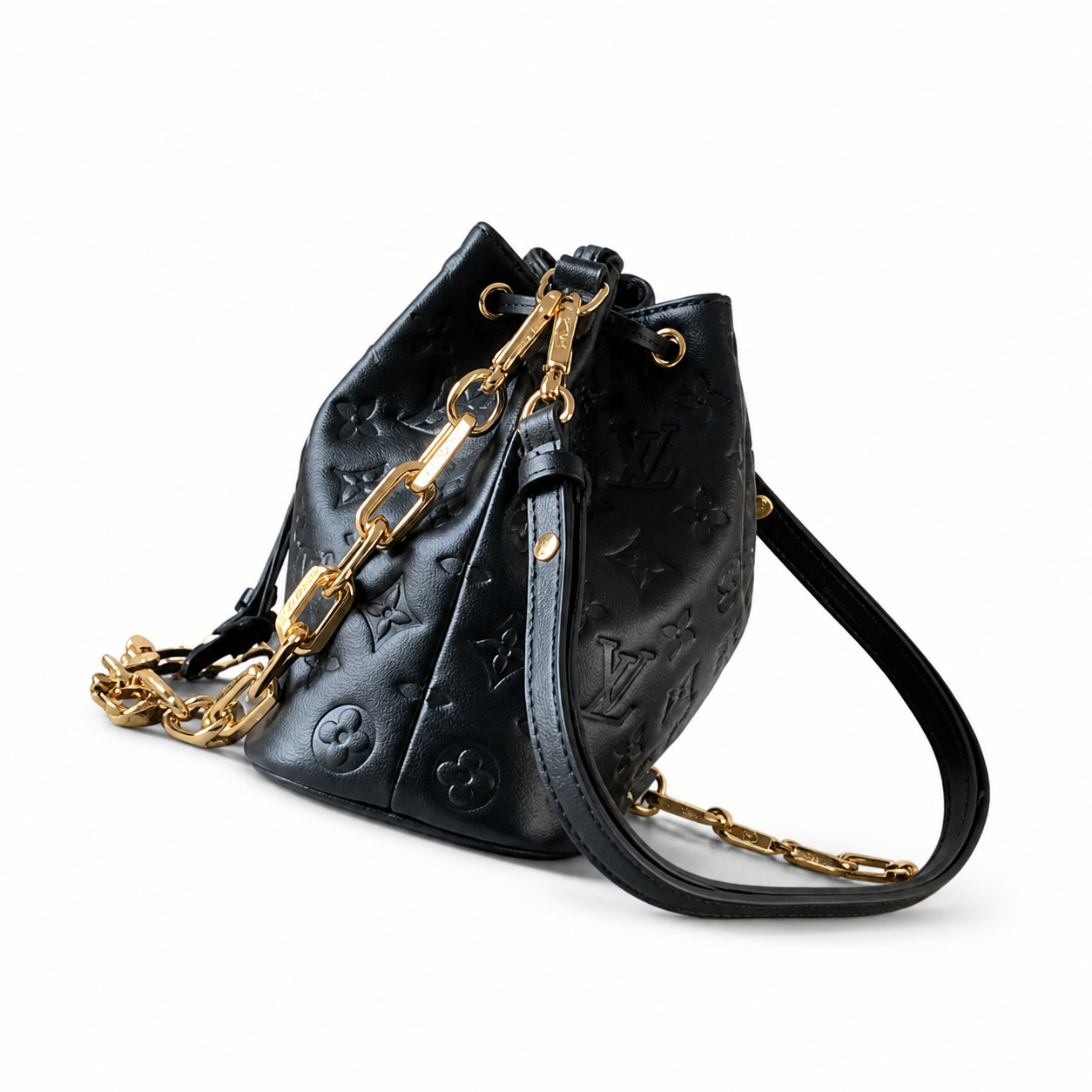 Louis Vuitton Monogram Mini Square Bucket Bag