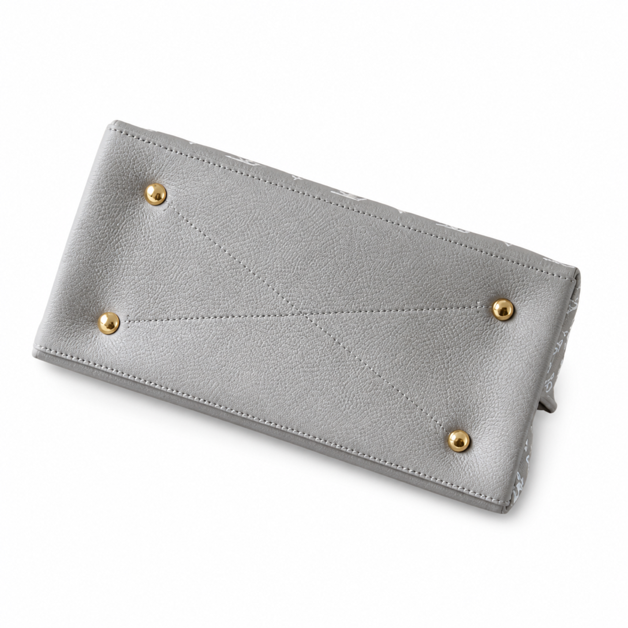 Louis Vuitton Iridescent Hobo — Grey Monogram Canvas, Braided Handle, LV Round Charm & Pink Interior