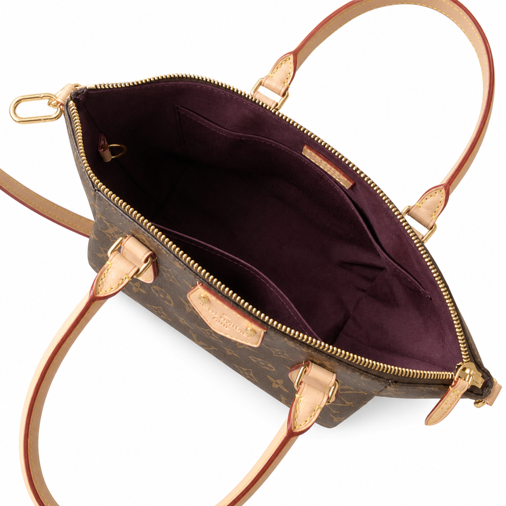 Louis Vuitton Turenne MM — Monogram Canvas, Vachetta Shield Tabs & Side Zip