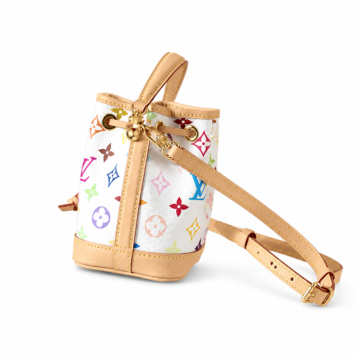 Louis Vuitton Monogram Pochette Bucket Bag in Signature Canvas