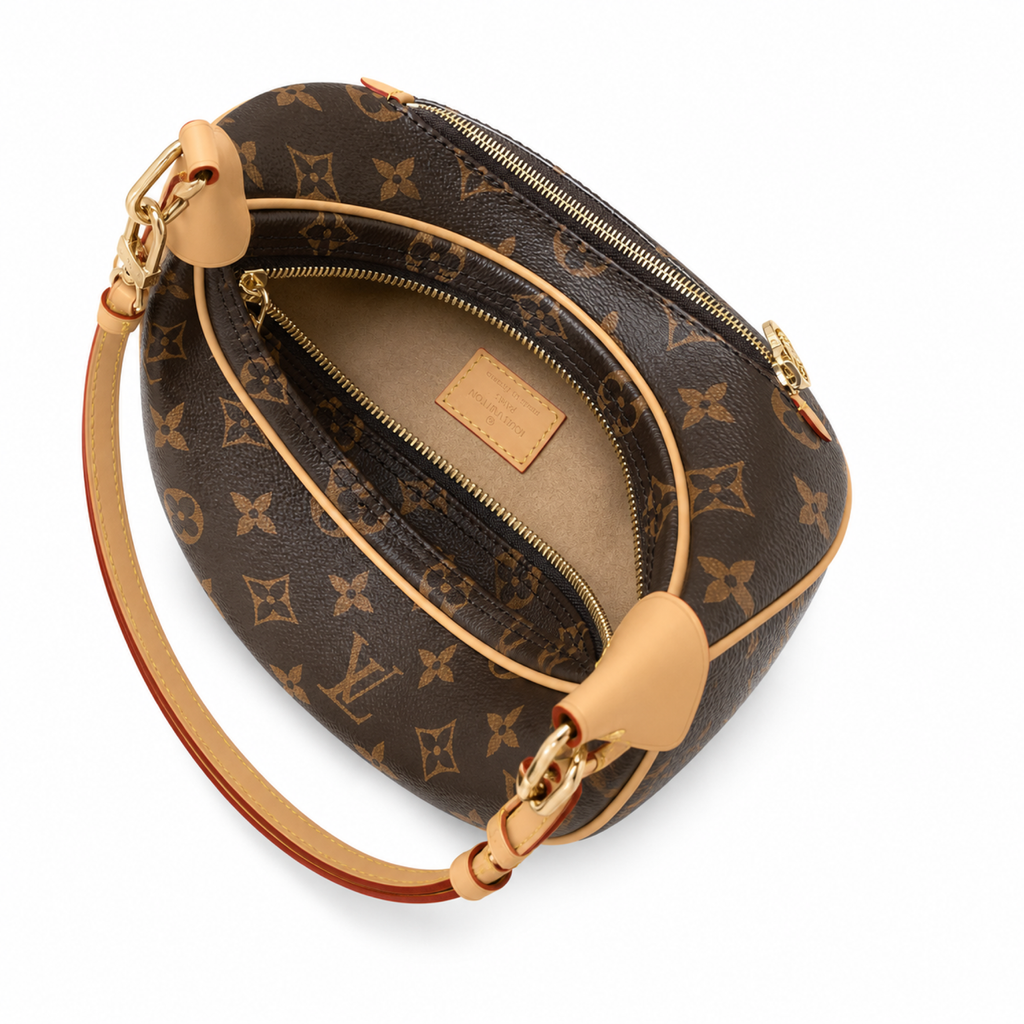 LV Monogram Half-Moon Chain Tote Bag | Luxury Gold Hardware
