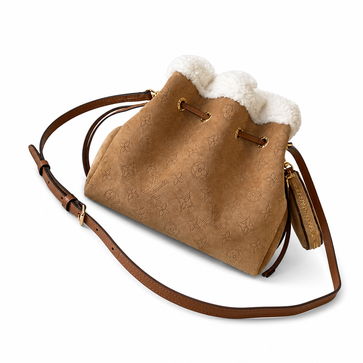 Louis Vuitton Monogram Wide Bucket Crossbody