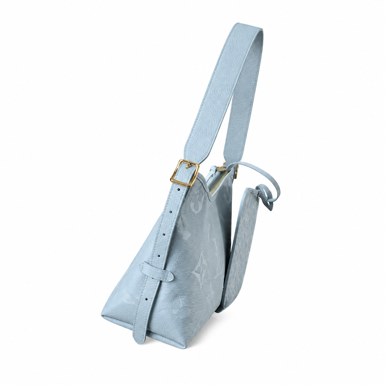 Louis Vuitton CarryAll PM — Giant Monogram Empreinte in Bleu Glacier