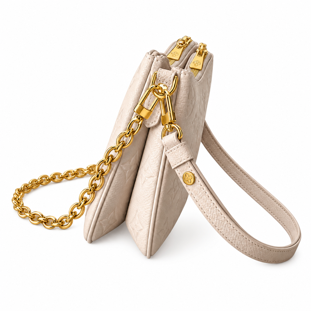Louis Vuitton Monogram Heritage Crescent Shoulder Bag