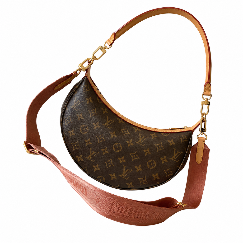 Louis Vuitton Loop Bag — Monogram Canvas, Vachetta Handle & Three-Piece LV Charm Set