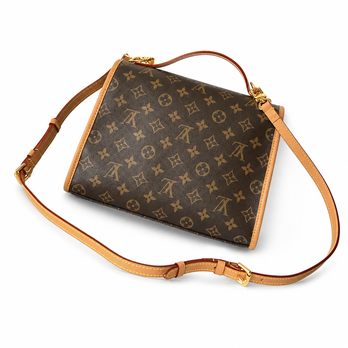 Louis Vuitton Monogram Messenger Crossbody Bag in Heritage Canvas