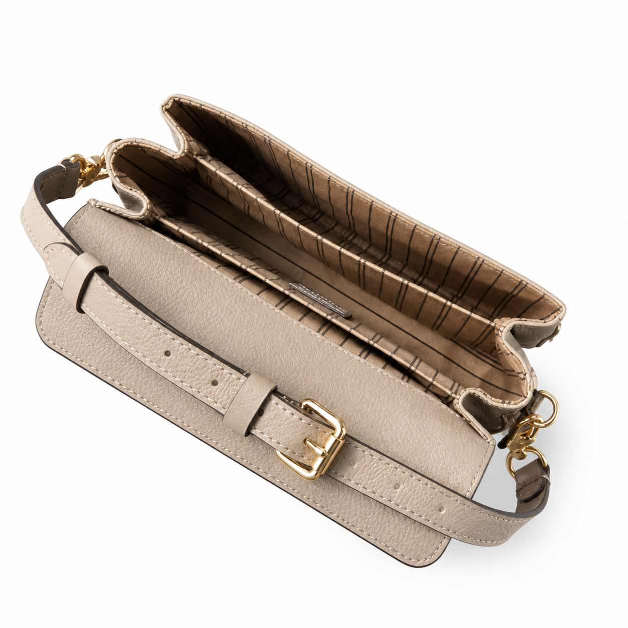 Louis Vuitton Pochette Métis — Crème Ivoire Empreinte, Gold Push-Lock, Bandoulière Strap & Mini Pouch
