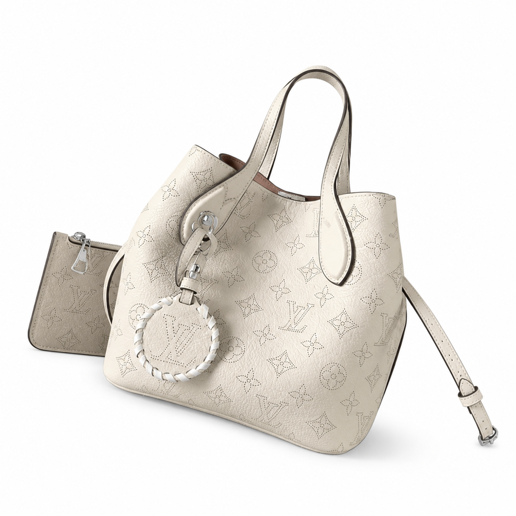 Louis Vuitton Blossom MM — Monogram Canvas with Vachetta Leather O-Ring Handles