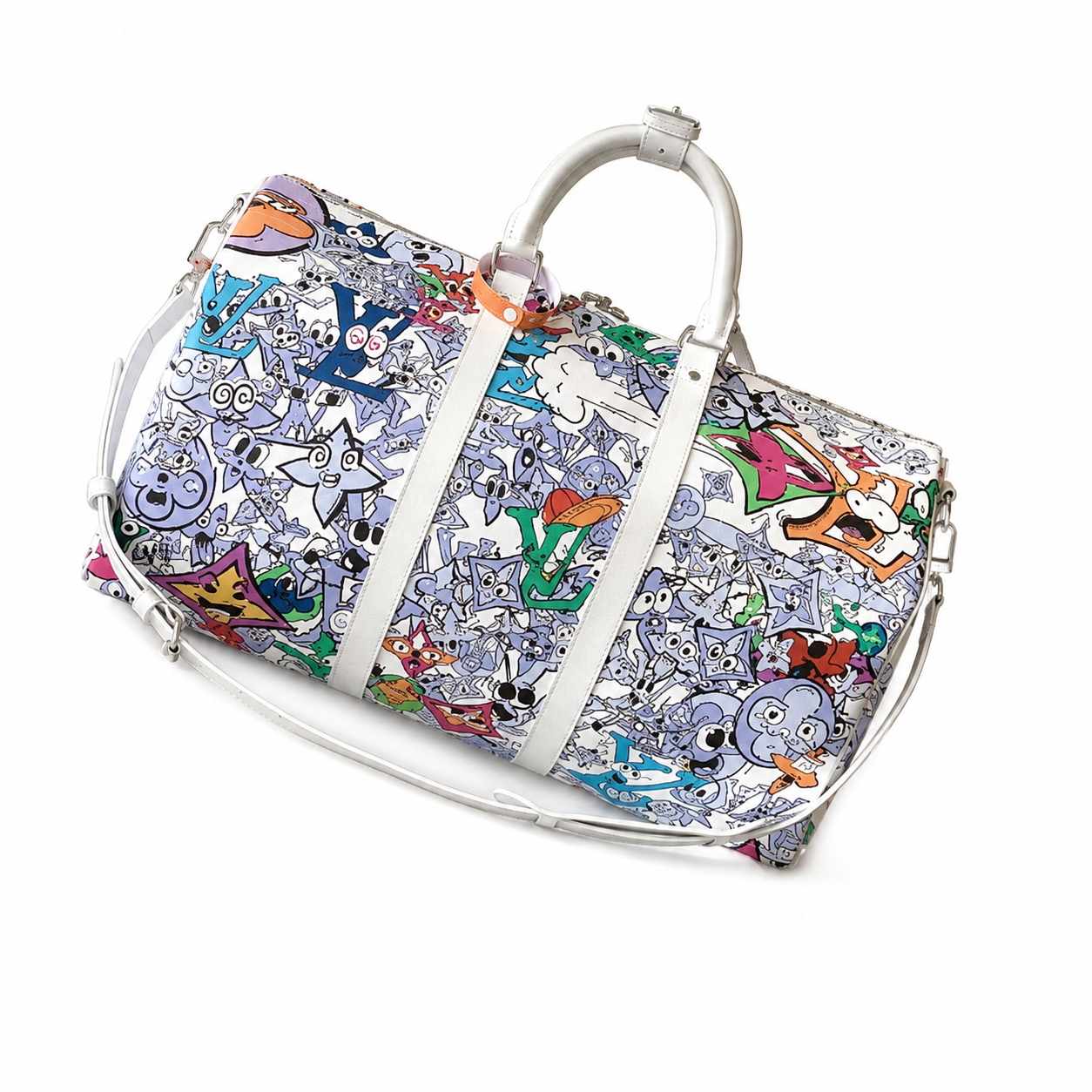 Louis Vuitton Monogram Keepall 55 Crossbody in Signature Canvas