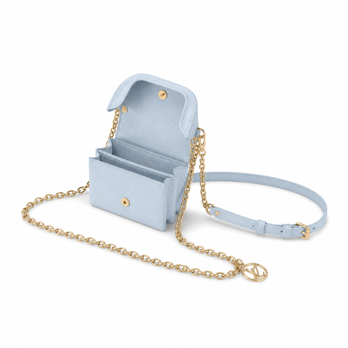 Louis Vuitton Monogram Pencil-Slim Vertical Crossbody
