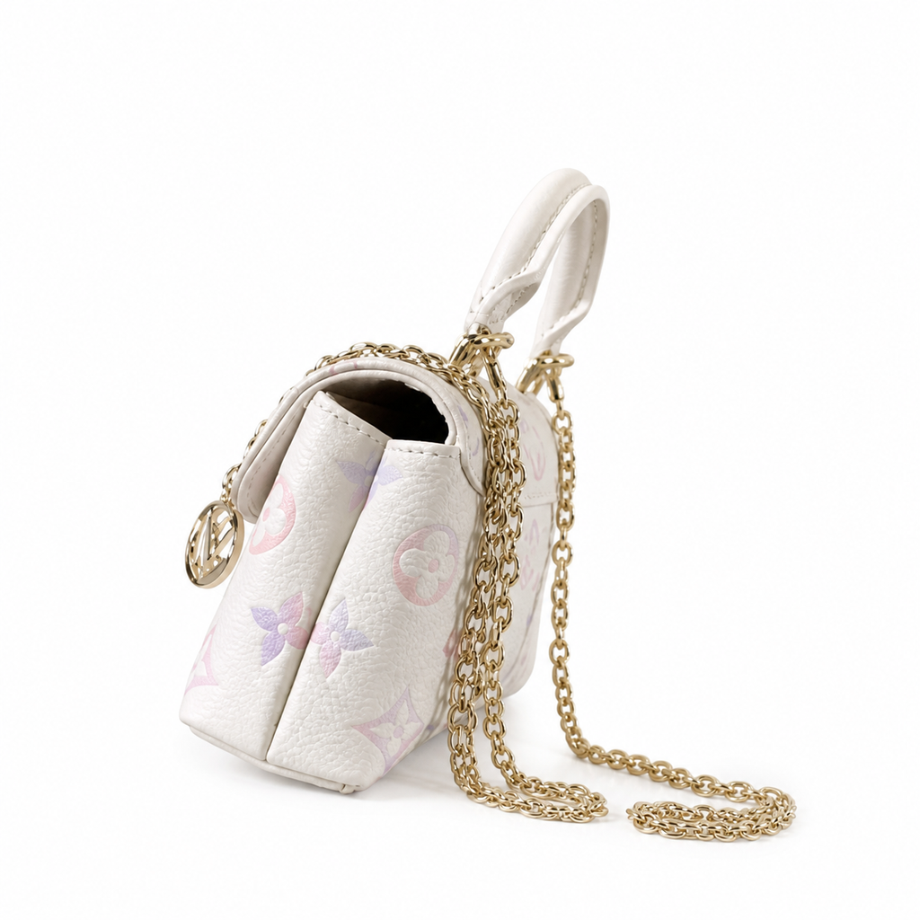 Louis Vuitton Madeleine BB — Monogram Giant Watercolor in Spring Pastel with Gold LV Lock & Charm
