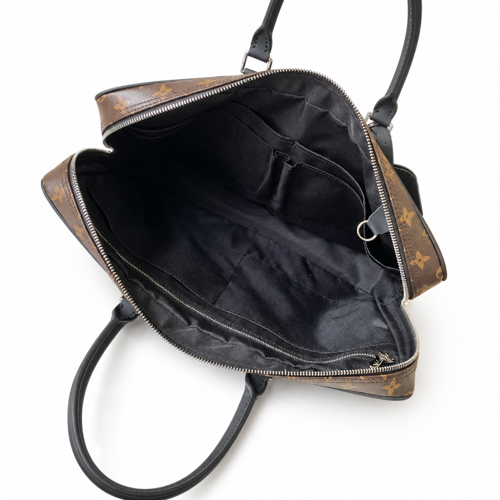 Louis Vuitton Porte-Documents Voyage PM — Monogram Macassar Canvas