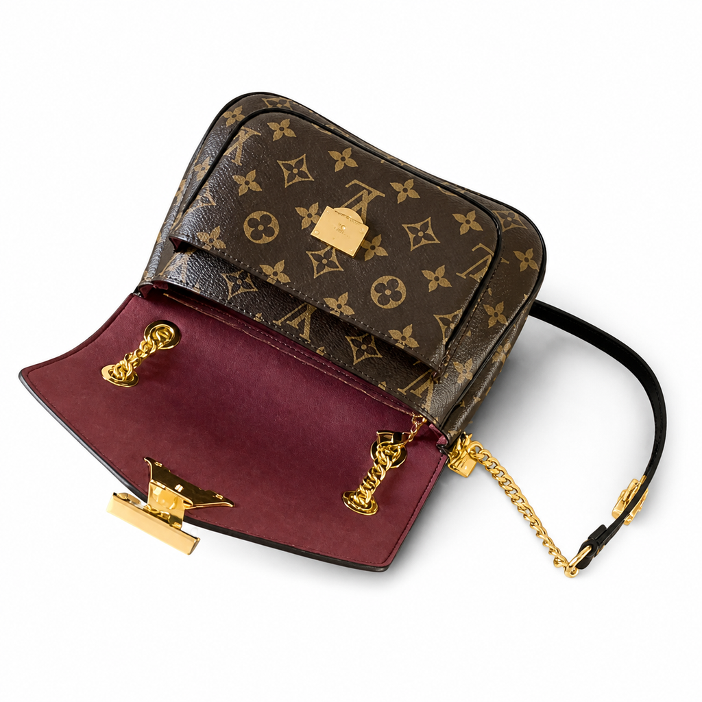 Louis Vuitton Vanity Case PM — Monogram Canvas with Black Leather Trim